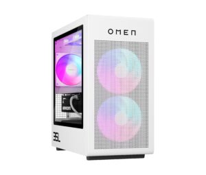 OMEN 35L Gaming Desktop GT16-0085t PC, Windows 11 Pro, Intel® Core™ Ultra 7, 32GB RAM, 2TB SSD, NVIDIA® GeForce RTX™ 4080 SUPER, Ceramic white
